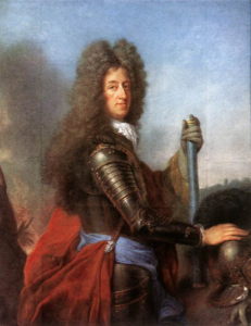 Maximilian II. Emanuel (Ludwig Maria Joseph Kajetan Anton Nikolaus Franz Ignaz Felix, kurz Max Emanuel; * 11. Juli 1662 in München; † 26. Februar 1726 ebenda) war seit 1679 Kurfürst von Bayern. Während des Großen Türkenkrieges machte er sich als Feldherr in kaiserlichen Diensten einen Namen. Die Osmanen nannten ihn wegen seiner blauen Uniformjacke, die weit über die Schlachtfelder zu sehen war, den Blauen König. Sein großer Ehrgeiz veranlassten ihn zu Beginn des Spanischen Erbfolgekrieges ein Bündnis mit den Franzosenkönig Ludwig XIV. gegen den Kaiser einzugehen. In französischen Diensten wollte er 1703 Tirol erobern und scheiterte. Nach der Schlacht von Höchstädt von 1704, wo ein alliiertes Heer aus Kaiserlichen unter Befehl von Prinz Eugen von Savoyen sowie der Engländer unter dem Befehl des John Churchill, 1. Duke of Marlborough die Truppen der Franzosen unter dem Befehl von Marschall Tallard und der Bayern unter dem Befehl von Kurfürst Maximilian II. Emanuel, vernichtend geschlagen hatte, musste er Bayern verlassen. Im Jahr 1706 wurde über ihn sogar die Reichsacht verhängt. Nach dem Ende des Krieges konnte er seine Herrschaft in Bayern wieder antreten.
